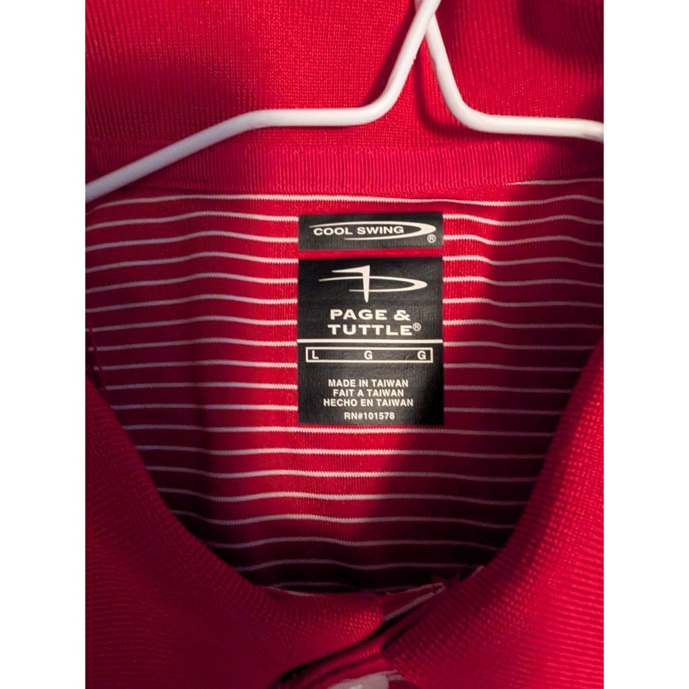 Page & Tuttle Cool Swing Golf Shirt L